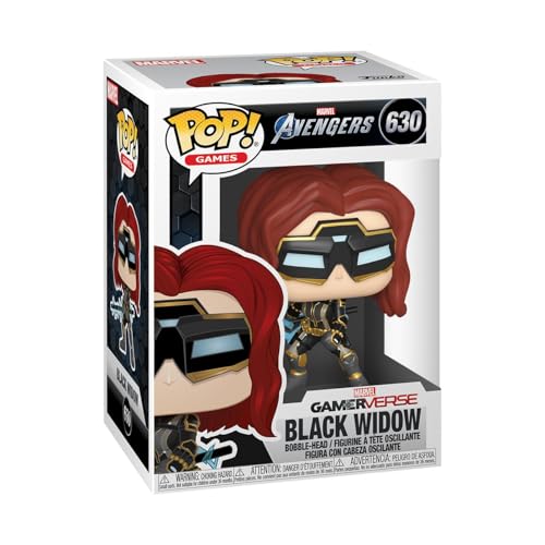 Funko Pop! Marvel: Marvel Avengers Game - Black Widow - (Stark Tech Suit) mit GW Chase - (Styles May Vary) - Vinyl-Sammelfigur - Geschenkidee - Offizielle Handelswaren - Video Games Fans von Funko