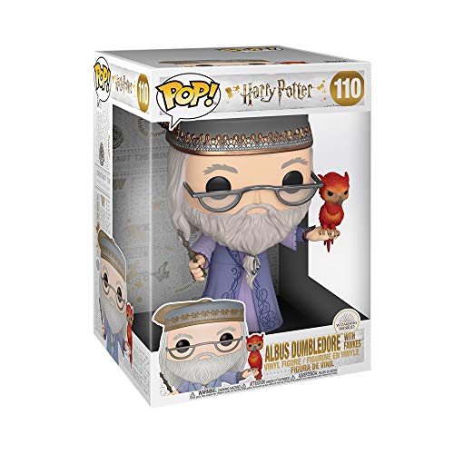 Funko Pop! HP: Harry Potter - 10" Albus Dumbledore mit Fawkes - Vinyl-Sammelfigur - Geschenkidee - Offizielle Handelswaren - Spielzeug Für Kinder und Erwachsene - Movies Fans von Funko