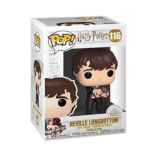 Funko Pop! Harry Lily Potter-Neville mit Monster Book - Harry Potter - Vinyl-Sammelfigur - Geschenkidee - Offizielle Handelswaren - Spielzeug Für Kinder und Erwachsene - Movies Fans von Funko