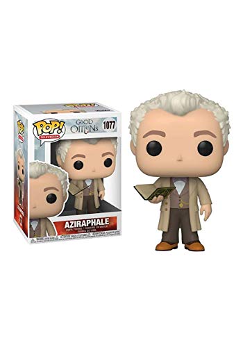 Funko 49279 POP TV: Good Omens-AziraphaleW/Book w/Chase (Styles may vary), Standard, Multicolour von Funko