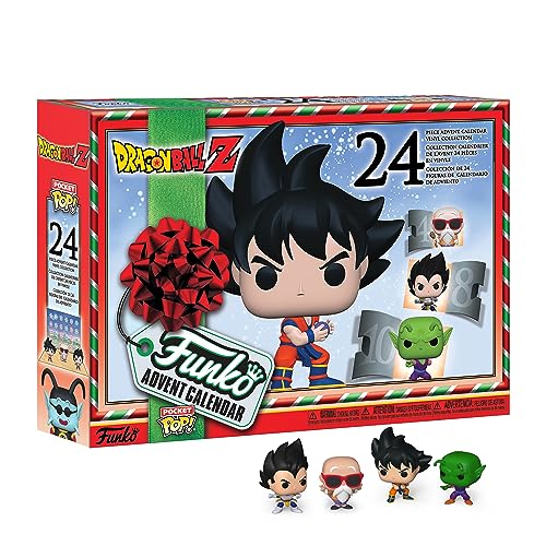 Funko Advent Calendar: Dragon Ball Z - Goku - 24 Tage der Überraschung - Vinyl-Minifigur Zum Sammelns - Mystery Box - Geschenkidee - Feiertage zu Weihnachten Für Mädchen, Jungen und Kinder von Funko