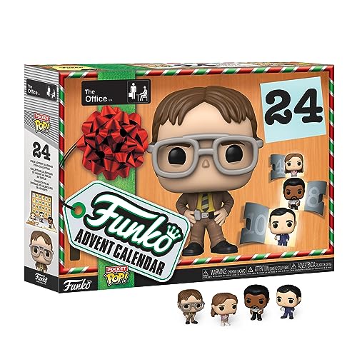 Funko Advent Calendar: The Office - Michael Scott - 24 Tage der Überraschung - Vinyl-Minifigur Zum Sammelns - Mystery Box - Geschenkidee - Feiertage zu Weihnachten Für Mädchen, Jungen von Funko