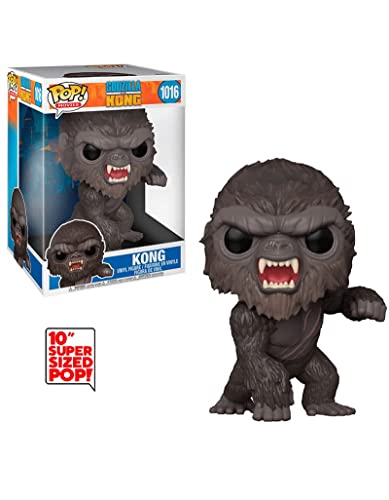 Funko POP! Movies King Kong-10 Godzilla Vs King Kong 10" - Godzilla Vs Kong - Vinyl-Sammelfigur - Geschenkidee - Offizielle Handelswaren - Spielzeug Für Kinder und Erwachsene - Movies Fans von Funko
