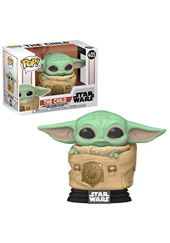 Funko POP! Star Wars: The Mandalorian -Grogu (das Kind, Baby Yoda) mit Tasche - Vinyl-Sammelfigur - Geschenkidee - Offizielle Handelsware - Spielzeug für Kinder und Erwachsene - TV-Fans. von Funko