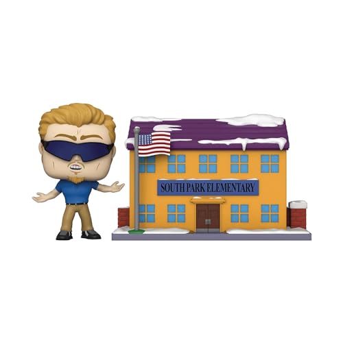 Funko Pop! Town: SP - SP South Park Elementary mit Pieces Principal - Vinyl-Sammelfigur - Geschenkidee - Offizielle Handelswaren - Spielzeug Für Kinder und Erwachsene - TV Fans von Funko