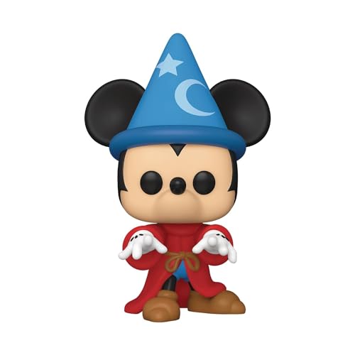 Funko Pop! Disney: Fantasia 80th-Sorcerer Mickey Mouse - Vinyl-Sammelfigur - Geschenkidee - Offizielle Handelswaren - Spielzeug Für Kinder und Erwachsene - Movies Fans - Modellfigur Für Sammler von Funko