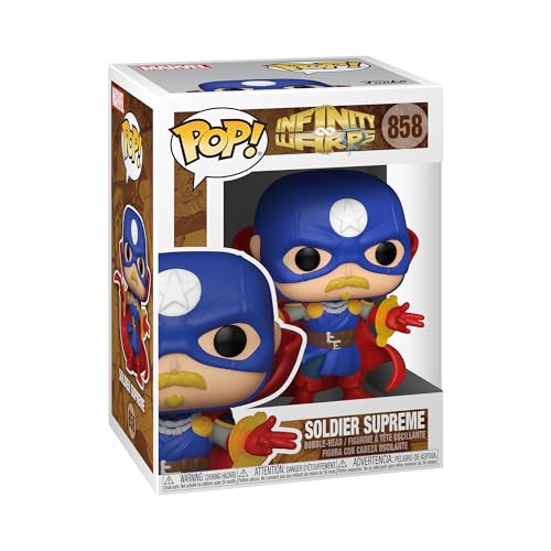 Funko Pop! Marvel: Infinity Warps - Soldier Supreme - Vinyl-Sammelfigur - Geschenkidee - Offizielle Handelswaren - Spielzeug Für Kinder und Erwachsene - Comic Books Fans - Modellfigur Für Sammler Funko Pop! Marvel: Infinity Warps - Soldier Supreme - Vinyl-Sammelfigur - Geschenkidee - Offizielle Handelswaren - Spielzeug Für Kinder und Erwachsene - Comic Books Fans - Modellfigur Für Sammler von Funko