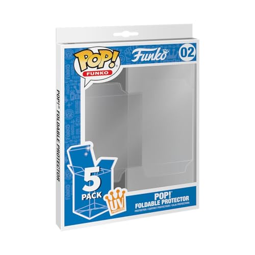 Funko Pop 5 Pack Foldable - Premium Protector Vitrines Pop! Sammelfiguren aus Vinyl - Langlebige, Kristallklare und Stapelbare Aufbewahrung von Funko