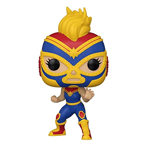 Funko Marvel Luchadores Captain Marvel Collectable Toy - Vinyl-Sammelfigur - Geschenkidee - Offizielle Handelswaren - Spielzeug Für Kinder Und Erwachsene - Comic Books Fans Funko Marvel Luchadores Captain Marvel Collectable Toy - Vinyl-Sammelfigur - Geschenkidee - Offizielle Handelswaren - Spielzeug Für Kinder Und Erwachsene - Comic Books Fans von Funko