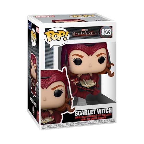 Funko Pop! Marvel: WandaVision – Scarlet Witch - Vinyl-Sammelfigur - Geschenkidee - Offizielle Handelswaren - Spielzeug Für Kinder und Erwachsene - TV Fans - Modellfigur Für Sammler und Display von Funko