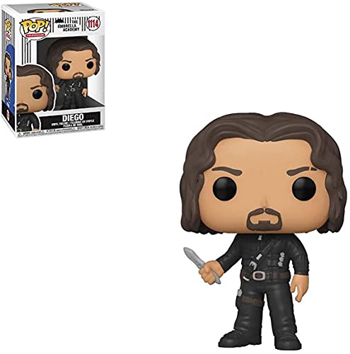 Funko Pop! TV: Umbrella Academy - Diego Hargreeves Vinyl - Vinyl-Sammelfigur - Geschenkidee - Offizielle Handelswaren - Spielzeug Für Kinder und Erwachsene - TV Fans - Modellfigur Für Sammler Funko Pop! TV: Umbrella Academy - Diego Hargreeves Vinyl - Vinyl-Sammelfigur - Geschenkidee - Offizielle Handelswaren - Spielzeug Für Kinder und Erwachsene - TV Fans - Modellfigur Für Sammler von Funko