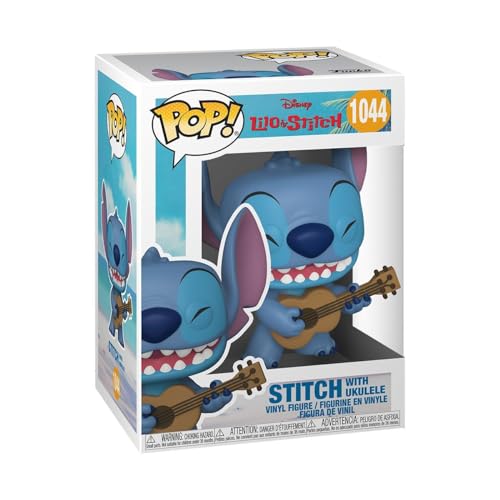 Funko Pop! Disney: Stitch mit Ukulele - Lilo and Stitch - Vinyl-Sammelfigur - Geschenkidee - Offizielle Handelswaren - Spielzeug Für Kinder und Erwachsene - Movies Fans - Modellfigur Für Sammler von Funko