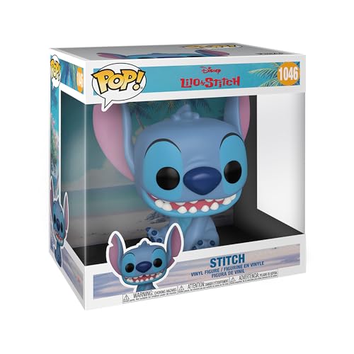 Funko Pop! Jumbo: Disney - Stitch - Lilo and Stitch - Vinyl-Sammelfigur - Geschenkidee - Offizielle Handelswaren - Spielzeug Für Kinder und Erwachsene - Movies Fans - Modellfigur Für Sammler von Funko