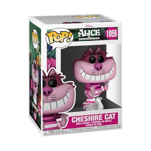 Funko Pop! Disney: Alice 70th – Cheshire Cat - Transluzent - Alice in Wonderland - Vinyl-Sammelfigur - Geschenkidee - Offizielle Handelswaren - Spielzeug Für Kinder und Erwachsene - Movies Fans von Funko