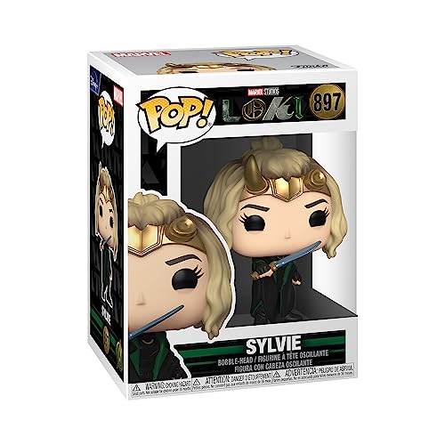 Funko Pop! Marvel: Loki - Sylvie mit Cape - Vinyl-Sammelfigur - Geschenkidee - Offizielle Handelswaren - Spielzeug Für Kinder und Erwachsene - TV Fans - Modellfigur Für Sammler und Display von Funko