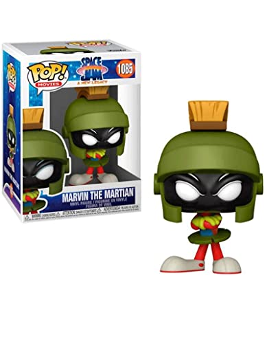 Funko Pop! Movies: Space Jam 2- Marvin The Martian - Vinyl-Sammelfigur - Geschenkidee - Offizielle Handelswaren - Spielzeug Für Kinder und Erwachsene - Movies Fans - Modellfigur Für Sammler von Funko