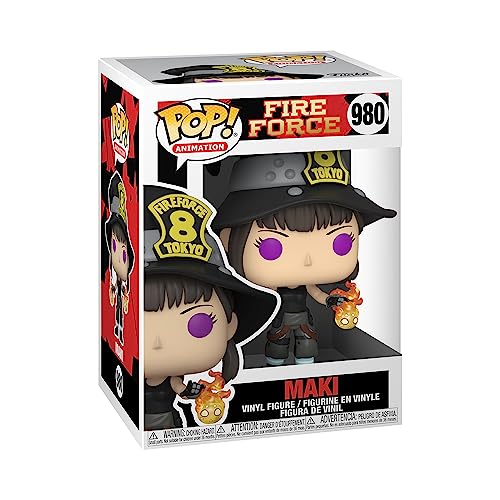 Funko Pop! Animation: Fire Force - Maki Oze - Vinyl-Sammelfigur - Geschenkidee - Offizielle Handelswaren - Spielzeug Für Kinder und Erwachsene - Anime Fans - Modellfigur Für Sammler und Display von Funko