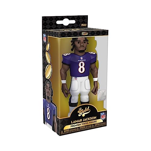 Funko Gold 5" NFL: Ravens - Lamar Jackson - 1/6 Quote Für Seltene Chase-Variantease - Sammelbare Vinyl-Actionfigur - Geschenkidee Zum Geburtstag - Offizielle Handelswaren - Für Ihre Sammlung Funko Gold 5" NFL: Ravens - Lamar Jackson - 1/6 Quote Für Seltene Chase-Variantease - Sammelbare Vinyl-Actionfigur - Geschenkidee Zum Geburtstag - Offizielle Handelswaren - Für Ihre Sammlung von Funko