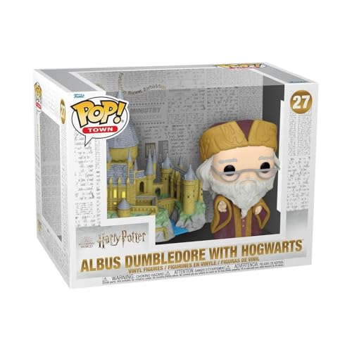 Funko Pop! Town: HP Anniversary - Albus Dumbledore mit Hogwarts - Harry Potter - Vinyl-Sammelfigur - Geschenkidee - Offizielle Handelswaren - Spielzeug Für Kinder und Erwachsene - Movies Fans von Funko