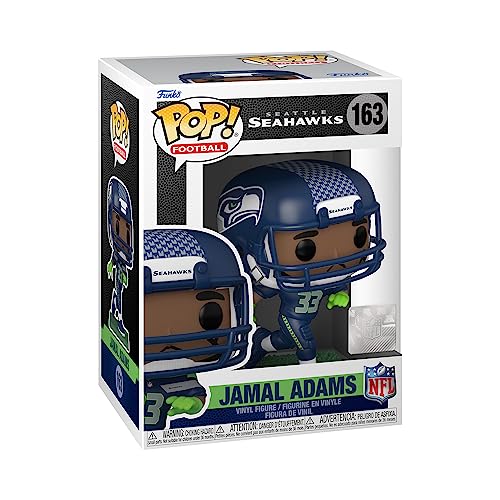 Funko Pop! NFL: Seahawks - Jamal Adams - (Home Uniform) - Vinyl-Sammelfigur - Geschenkidee - Offizielle Handelswaren - Spielzeug Für Kinder und Erwachsene - Sports Fans - Modellfigur Für Sammler von Funko
