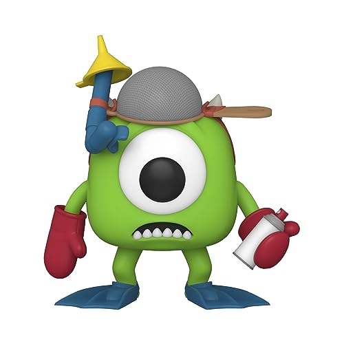 Funko Pop! Disney Pixar: Monsters Inc 20th - Mike Wazowski mit Mitts - Monster AG, die - Vinyl-Sammelfigur - Geschenkidee - Offizielle Handelswaren - Spielzeug Für Kinder und Erwachsene - Movies Fans von Funko