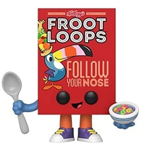 Funko Pop! Vinyl: Kelloggs - Froot Loops Cereal Box - Vinyl-Sammelfigur - Geschenkidee - Offizielle Handelswaren - Spielzeug Für Kinder und Erwachsene - Ad Icons Fans - Modellfigur Für Sammler Funko Pop! Vinyl: Kelloggs - Froot Loops Cereal Box - Vinyl-Sammelfigur - Geschenkidee - Offizielle Handelswaren - Spielzeug Für Kinder und Erwachsene - Ad Icons Fans - Modellfigur Für Sammler von Funko
