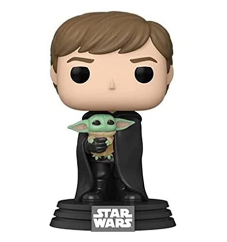 Funko Pop! Star Wars: The Mandalorian - Luke Skywalker mit Grogu (The Child, Baby Yoda) - Vinyl-Sammelfigur - Geschenkidee - Offizielle Handelswaren - Spielzeug Für Kinder und Erwachsene - TV Fans Funko Pop! Star Wars: The Mandalorian - Luke Skywalker mit Grogu (The Child, Baby Yoda) - Vinyl-Sammelfigur - Geschenkidee - Offizielle Handelswaren - Spielzeug Für Kinder und Erwachsene - TV Fans von Funko