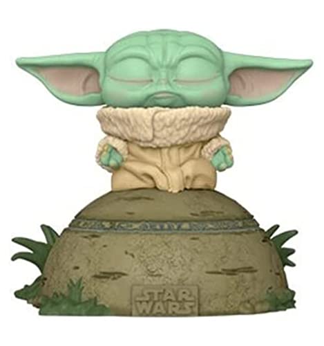 Funko Pop! Deluxe: Star Wars: The Mandalorian - Grogu Using Force (The Child, Baby Yoda) Using The Force - Vinyl-Sammelfigur - Geschenkidee - Offizielle Handelswaren - TV Fans von Funko