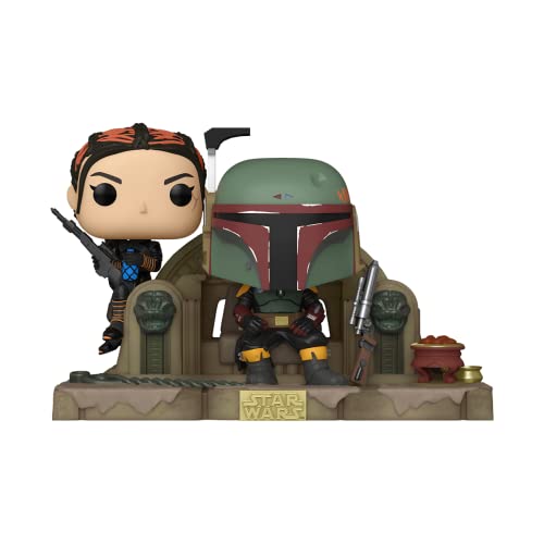 Funko Pop! Moment: Star Wars: The Mandalorian - Boba Fett & Fennec Shand - Vinyl-Sammelfigur - Geschenkidee - Offizielle Handelswaren - Spielzeug Für Kinder und Erwachsene - TV Fans von Funko