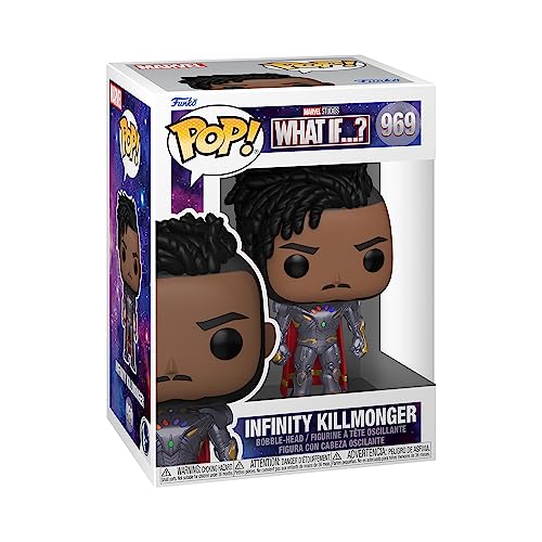 Funko POP! Marvel - The King - What If - Infinity Killmonger - Marvel What If - Vinyl-Sammelfigur - Geschenkidee - Offizielle Handelswaren - Spielzeug Für Kinder und Erwachsene - TV Fans von Funko