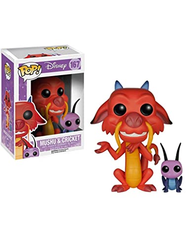 Funko 5898 POP! Vinylfigur: Mulan: Mushu und CRI-Kee von Funko