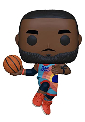 Funko Pop! Movies: SJ2 - Lebron James Leaping - Space Jam 2 - Vinyl-Sammelfigur - Geschenkidee - Offizielle Handelswaren - Spielzeug Für Kinder und Erwachsene - Movies Fans von Funko