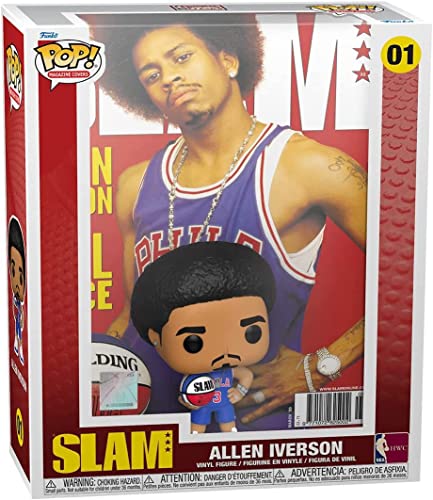 Funko Pop! NBA Cover: SLAM - Allen Iverson Iverson - NBA + Slam Magazine - Vinyl-Sammelfigur - Geschenkidee - Offizielle Handelswaren - Spielzeug Für Kinder und Erwachsene - Sports Fans Funko Pop! NBA Cover: SLAM - Allen Iverson Iverson - NBA + Slam Magazine - Vinyl-Sammelfigur - Geschenkidee - Offizielle Handelswaren - Spielzeug Für Kinder und Erwachsene - Sports Fans von Funko