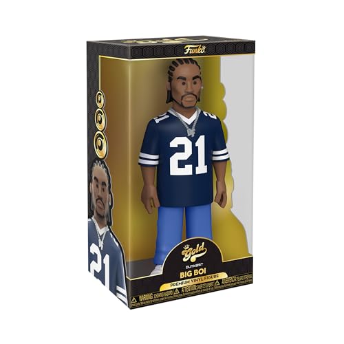 Funko Vinyl Gold 12": Outkast-Big Boi - (Fur Coat) - Sammelbare Vinyl-Actionfigur - Geschenkidee Zum Geburtstag - Offizielle Handelswaren - Ideales Spielzeug Für Music Fans - Für Ihre Sammlung von Funko