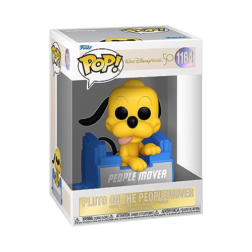 Funko Pop! Disney: WDW50- People Mover Pluto mit Balloon - Disney World 50th Anniversary - Vinyl-Sammelfigur - Geschenkidee - Offizielle Handelswaren - Spielzeug Für Kinder und Erwachsene von Funko