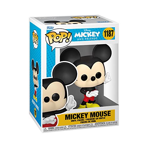 Funko Pop! Disney: Classics - Mickey Mouse - Vinyl-Sammelfigur - Geschenkidee - Offizielle Handelswaren - Spielzeug Für Kinder und Erwachsene - Modellfigur Für Sammler und Display von Funko