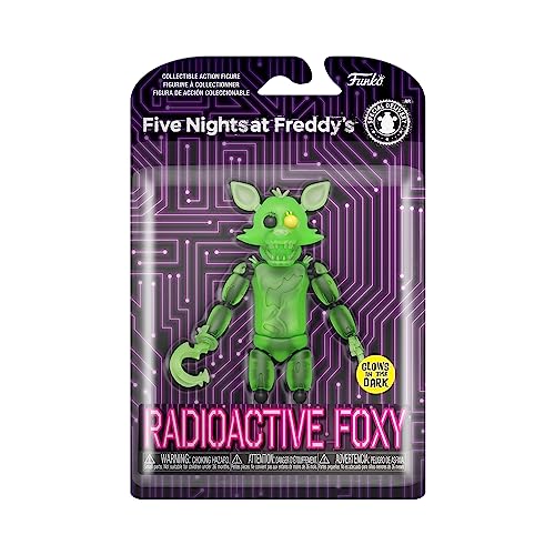 Funko Action Figure: Five Nights at Freddy's (FNAF) - Radioactive Foxy - Leuchtet Im Dunkeln - Sammlerstück - Geschenkidee - Offizielle Handelswaren - Für Jungen, Mädchen, Kinder & Erwachsene von Funko