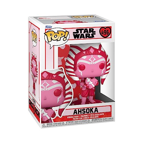 Funko Pop! Star Wars: Valentines - Ahsoka Tano - The Mandalorian - Vinyl-Sammelfigur - Geschenkidee - Offizielle Handelswaren - Spielzeug Für Kinder und Erwachsene - TV Fans - Modellfigur Für Sammler Funko Pop! Star Wars: Valentines - Ahsoka Tano - The Mandalorian - Vinyl-Sammelfigur - Geschenkidee - Offizielle Handelswaren - Spielzeug Für Kinder und Erwachsene - TV Fans - Modellfigur Für Sammler von Funko