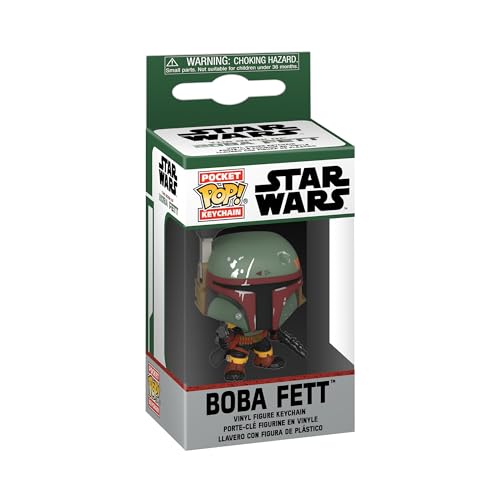 Funko Pop! Keychain: Star Wars - Book of Boba Fett - Neuartiger Schlüsselanhänger - Vinyl-Minifigur Zum Sammeln - Strumpffüller - Geschenkidee - Offizielle Handelswaren - Movies Fans von Funko