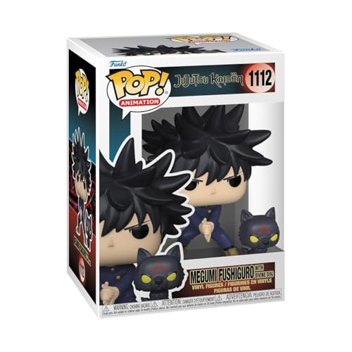Funko Pop! & Buddy: Jujutsu Kaisen - Megumi Fushiguro mit Dogs - Vinyl-Sammelfigur - Geschenkidee - Offizielle Handelswaren - Spielzeug Für Kinder und Erwachsene - Anime Fans von Funko