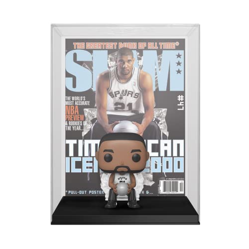 Funko Pop! NBA Cover: SLAM - Tim Duncan - Vinyl-Sammelfigur - Geschenkidee - Offizielle Handelswaren - Spielzeug Für Kinder und Erwachsene - Modellfigur Für Sammler und Display von Funko