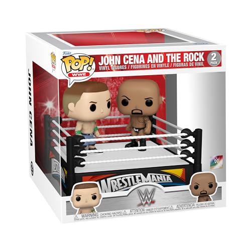 Funko Pop! Moment: WWE - John Cena Vs Rock - (2012) - Vinyl-Sammelfigur - Geschenkidee - Offizielle Handelswaren - Spielzeug Für Kinder und Erwachsene - Sports Fans - Modellfigur Für Sammler von Funko