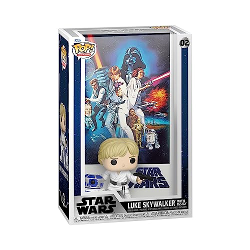 Funko POP! Movie Poster: SW - Luke Skywalker - A New Hope - Star Wars - Vinyl-Sammelfigur - Geschenkidee - Offizielle Handelswaren - Spielzeug Für Kinder und Erwachsene - Movies Fans von Funko
