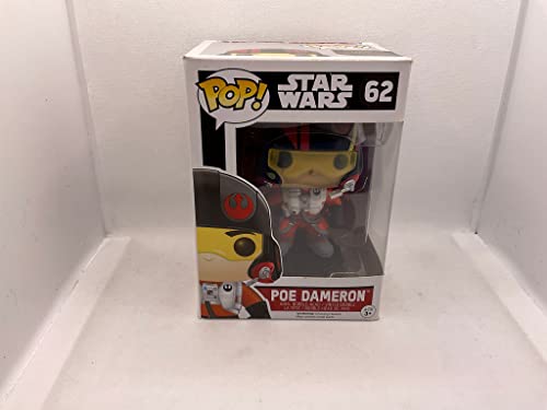 Funko 6222 Pop Star Wars Vinylfigur PoE Dameron, Beige, Schwarz, Rot, 9 cm Funko 6222 Pop Star Wars Vinylfigur PoE Dameron, Beige, Schwarz, Rot, 9 cm von Funko
