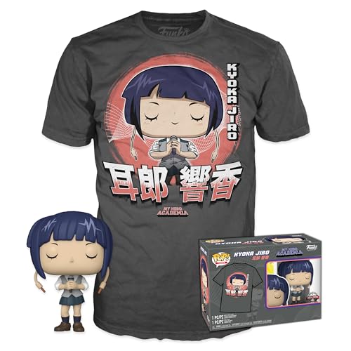 Funko Pop! & Tee: MHA - Jirou with Mic mit Mic - Extra Large - (XL) - My Hero Academia - T-Shirt - Kleidung mit Vinyl-Sammelfigur - Geschenkidee - Spielzeug und Kurzärmeliges Top Für Erwachsene von Funko