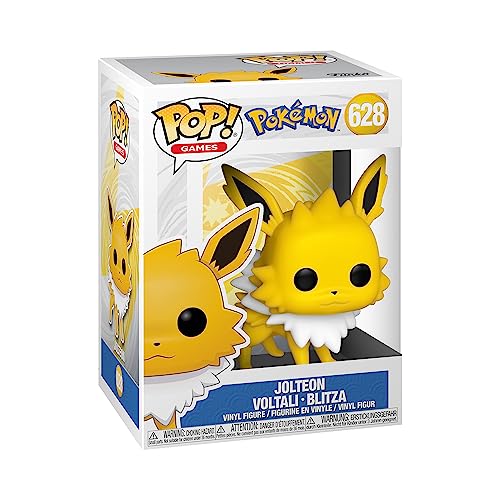 Funko POP! Games: Pokemon - Jolteon - Blitza - Vinyl-Sammelfigur - Geschenkidee - Offizielle Handelswaren - Spielzeug Für Kinder und Erwachsene - Anime Fans - Modellfigur Für Sammler und Display von Funko