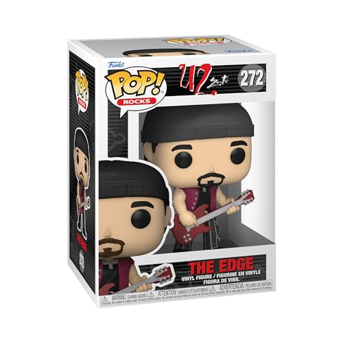 Funko Pop! Rocks: U2 - ZooTV - The Edge - Vinyl-Sammelfigur - Geschenkidee - Offizielle Handelswaren - Spielzeug Für Kinder und Erwachsene - Music Fans - Modellfigur Für Sammler und Display von Funko