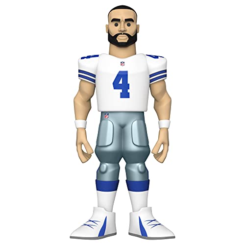 Funko Gold 12" NFL: Cowboys - Dak Prescott - 1/6 Quote Für Seltene Chase-VarianteASE - Amazon-Exklusiv - Sammelbare Vinyl-Actionfigur - Geschenkidee Zum Geburtstag - Offizielle Handelswaren Funko Gold 12" NFL: Cowboys - Dak Prescott - 1/6 Quote Für Seltene Chase-VarianteASE - Amazon-Exklusiv - Sammelbare Vinyl-Actionfigur - Geschenkidee Zum Geburtstag - Offizielle Handelswaren von Funko