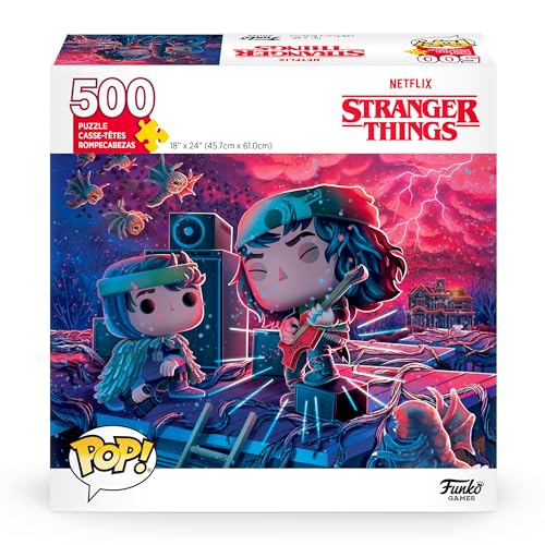 Pop! Rätsel Fremde Things Staffel 4-500 Stück - 45,7 cm x 61 cm - Englisch von Funko