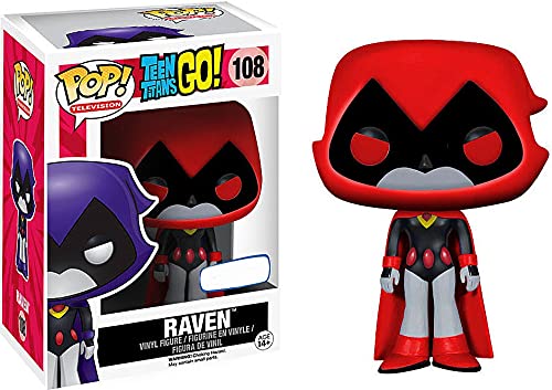 Funko 9509 - „Teen Titans Go“, Pop-Vinyl-Figur 108, Raven Red Limited Edition. von Funko